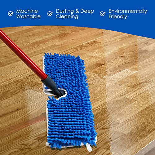 Houseables Flip Mop Refills, Replacement Pads, 18 x6 Inch, 3 Pack