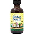NaturesPlus Animal Parade Baby Plex, Natural Orange Flavor - 2 fl oz, Pack of 2 - Liquid Multivitamin for Infants & Toddlers - Sugar Free, Gluten Free - 120 Total Servings