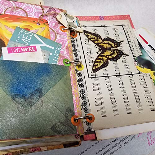Junk Journal - Altered Book - Here's To Me - Keepsake - Gift - Thumbnail 7