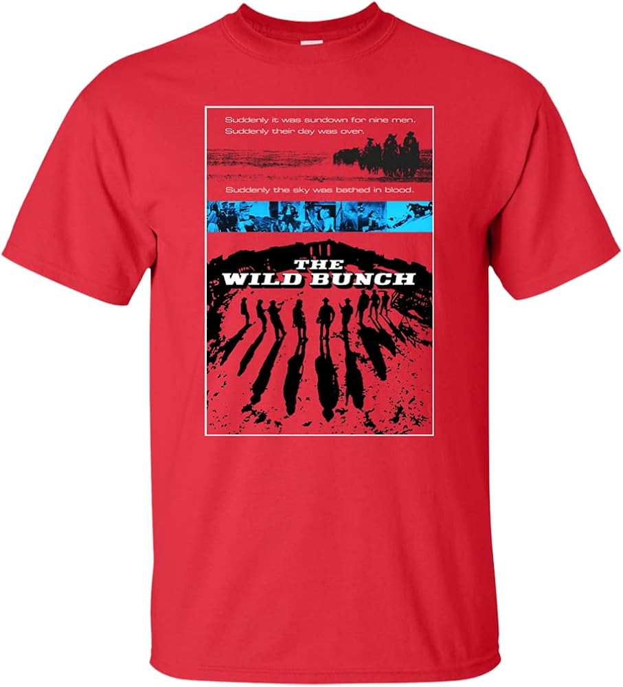 Mens TShirt The Wild Bunch, Sam Peckinpah, Western, Retro, 1970'S
