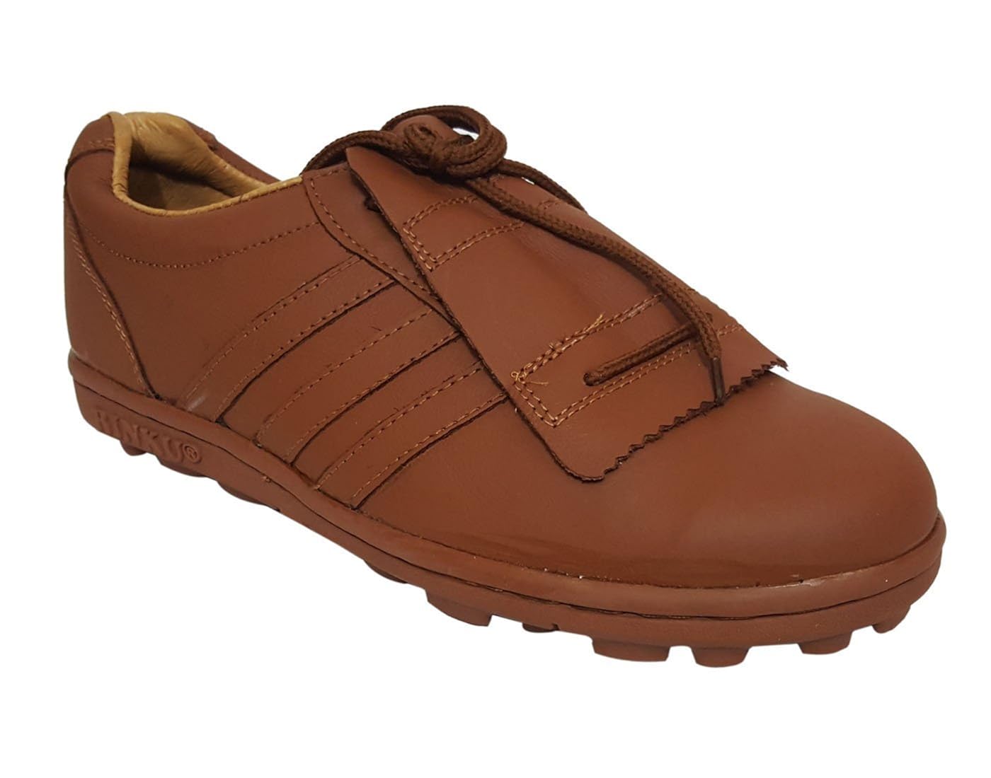 AS Sports Men's Leather Golf Shoes (Brown, 8) Buy Online at Low Prices