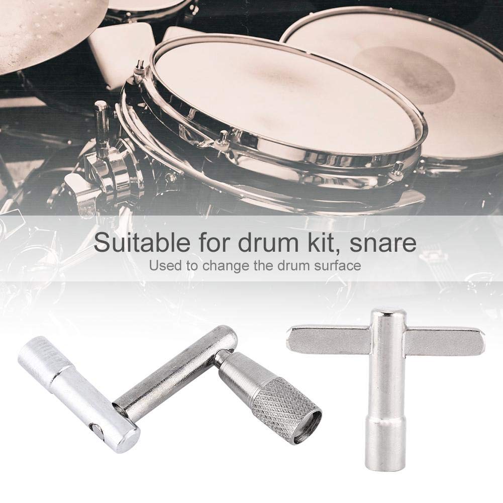 Drum Key RiToEasysports Drum Tuning Key 4 Pcs Chrome Plated Steel