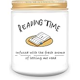 Homsolver Book Lover Candle Gifts for Readers- Reading Bookish Gift Candles, Thanksgiving Christmas Birthday Gifts for Bookworm, Librarian
