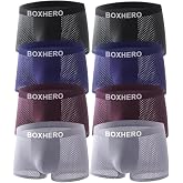 Boxhero Box Hero Mens Underwear Boxer Briefs Built-in with 3D Pouch Comfortable Underwear for Men