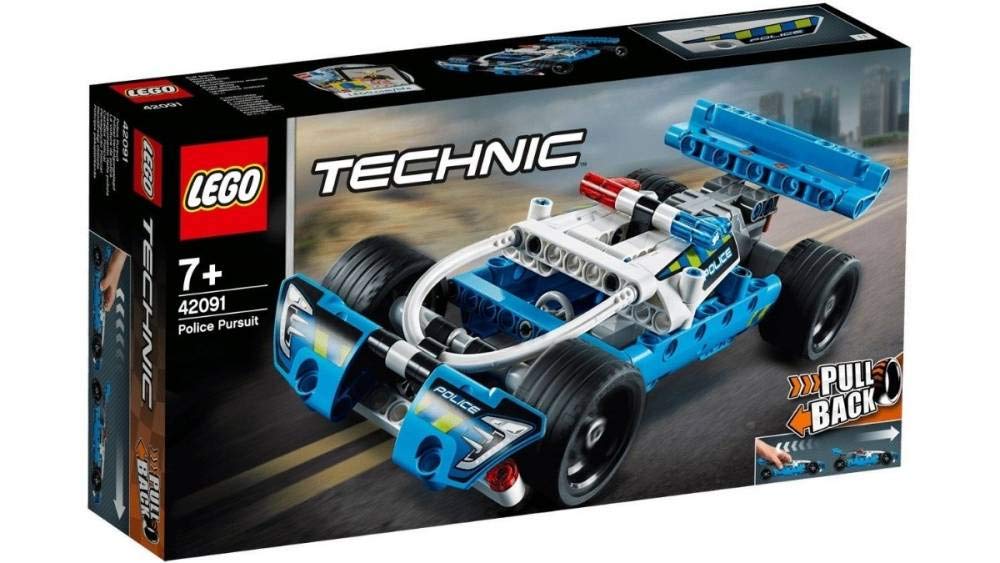 Technic LEGO Police Pursuit Car 42091 Building Kit , New 2019 (120 Piece)
