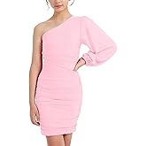 EXARUS Girls Formal Dress Teen Long Sleeve/Cami/One Shoulder Dance Tweens Party Tight Bodycon Cocktail Dresses