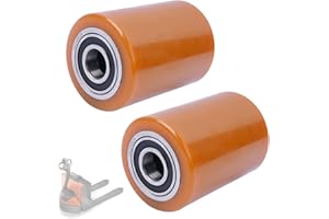 Getfarway Load Wheel Compatible with Toyota 8HBW23 Model Electric Pallet Jack Lift Truck 2 Pcs Wheels