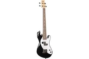 KALA BRAND MUSIC CO. Solid Body 4-String Black Fretted U•BASS®
