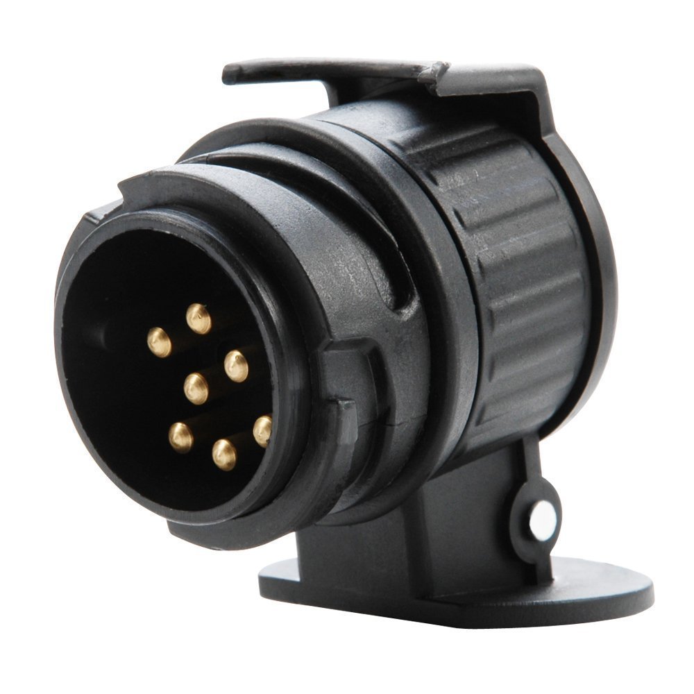 AKORD Waterproof Towing Bar Socket, 13 pin to 7 pin