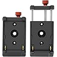 Vrriis Adjustable Battery Mounting Bracket for Wireless HDMI Transmitter and Receiver,Battery Adapter Plate Compatible with Most of NP-F Battery,Type-C USB-A Output with 1/4" Mount