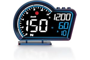 WURAWUS Digital GPS Speedometer Car HUD Universal Multifunction Heads Up Display for Cars