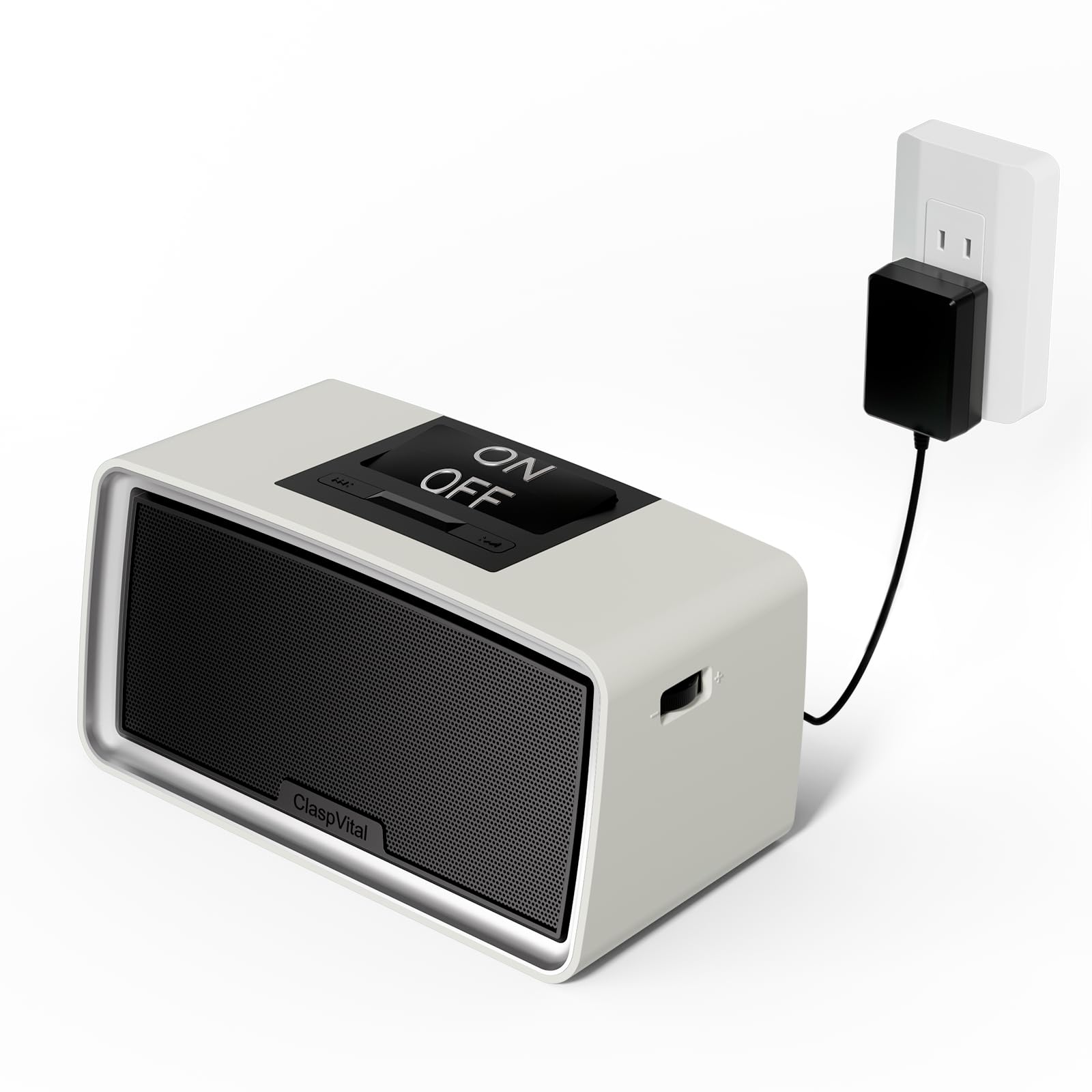 Photo 1 of ClaspVital One-Touch Simple Music Player for Seniors | Audio Book Player for Elderly 32GB TF Card with Reader | 6,000 Songs Mp3 Music Player, Gift for Dementia, Alzheimers (Grey)