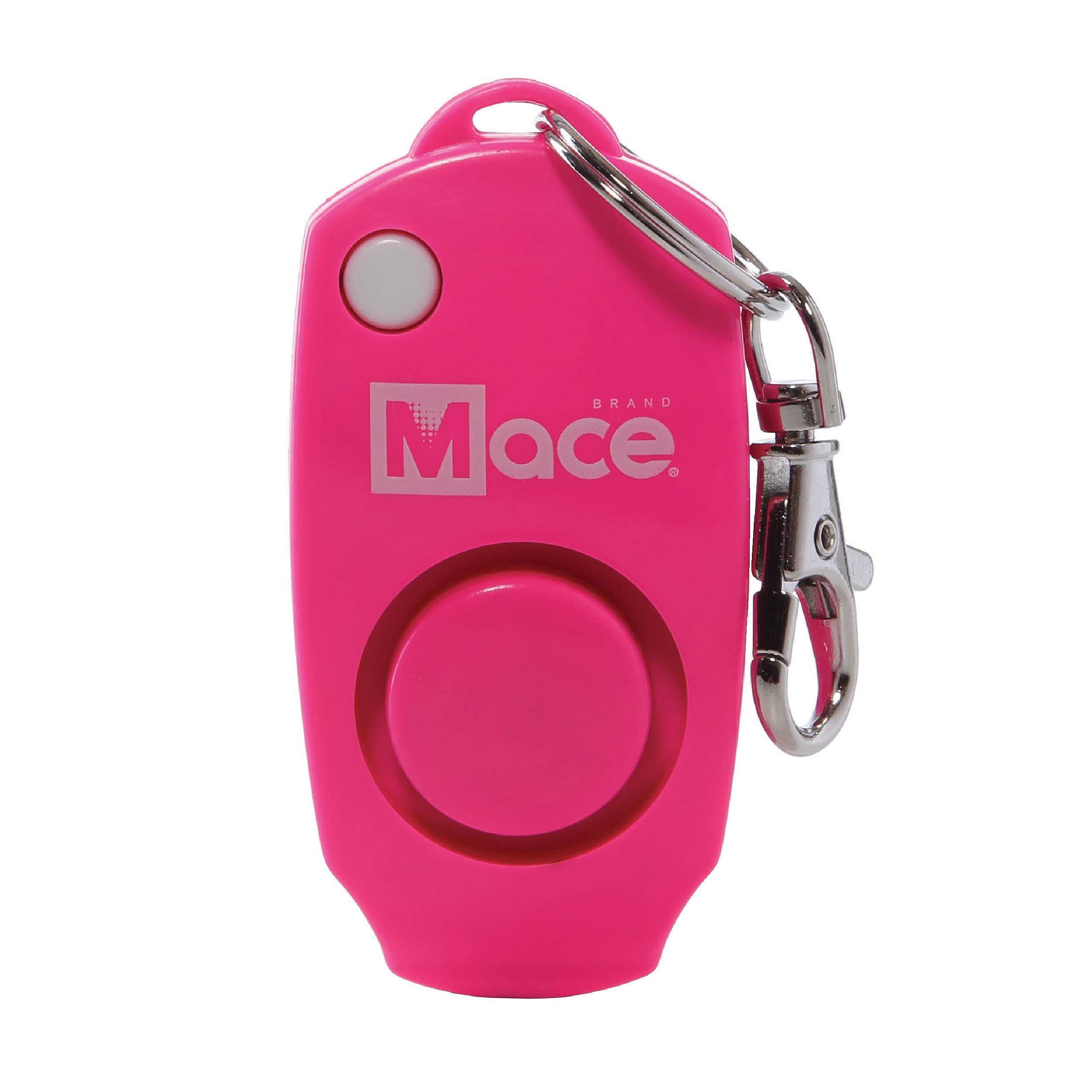 Mace Personal Safety Alarm - Loud 130db Siren, Built in Emergency Whistle, Easy On/Off Push Button Activation, Batteries Included, Personal Alarm for Women & Men - Neon Pink