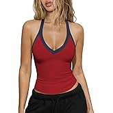 Hragc Womens Tank Tops Summer V Neck Workout Racerback Yoga Gym Tank Tops