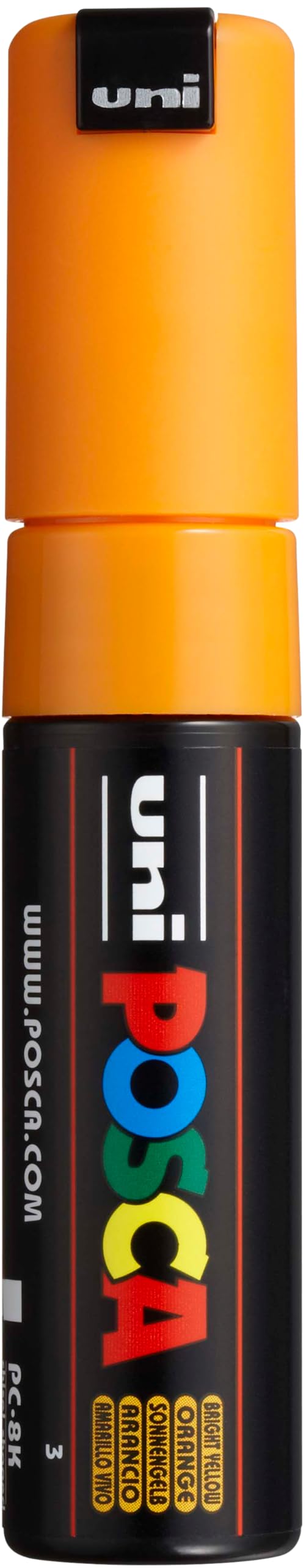 Uni-Ball Posca PC-8K Broad Chisel Tip Marker - Bright Yellow