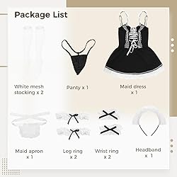 COYLINK Anime French Maid Outfit Sexy Femboy Apron