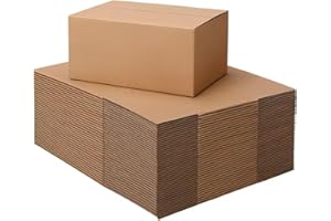 CLENE PACK Corrugated Shipping Boxes - 20x16x10in – Heavy Duty Mailing & Packaging Cartons for Business, Moving, and Storage 