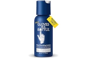 Gloves In A Bottle Hand Lotion for Nurses – Best Travel Hand Cream for Dry, Cracked Hands, Eczema & Psoriasis Relief – Silicone Glove Hand Lotion for Healthcare Workers – 2 oz
