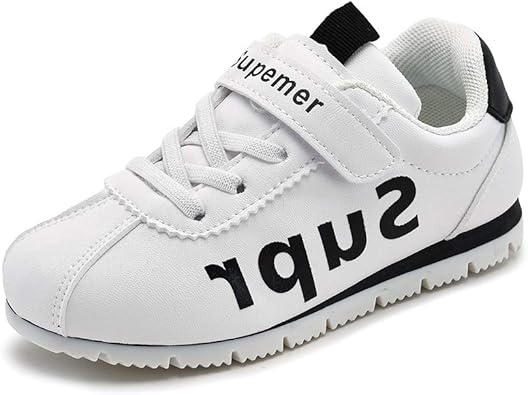 Amazon Timi キッズスニーカー 運動靴 マジックテープ 子供靴 軽量 通学履き カジュアルシューズ 子供靴 ジュニア 黒 赤 青 白 18cm 23 5cm 運動靴 スニーカー