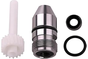 Ciuouient 19 Teeth White Speedometer Driven Gear & Bullet Speedometer Gear Housing kit Compatible with Gm Powerglide TH350 Tr