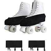 LJHYSD Roller Skate Covers, Ice Skate Boot Covers, Washable Skate Blade Covers for Figure & Speed Skating, Easy-On Skating Shoe Covers for Youth & Adults