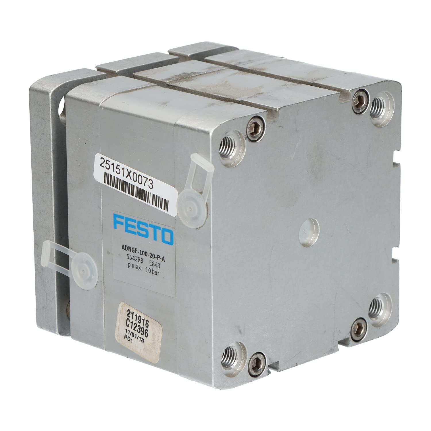 Festo 554288 Model ADNGF-100-20-P-A Compact Cylinder