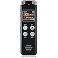 128GB Digital Voice Recorder with Playback: Voice Activated Recorder for Lectures Meetings Interviews - EVISTR Dictaphone Recording Device Tape Recorder Portable Mini, Audio Recorder with USB, MP3