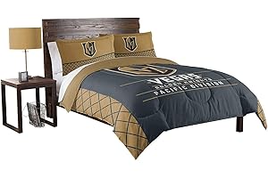 NORTHWEST Officially Licensed NHL Twin or Full/Queen Comforter and Sham Set