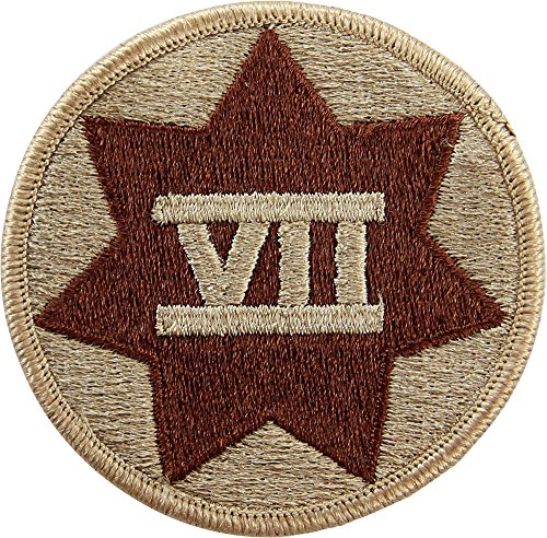 7th Corps Patch Desert