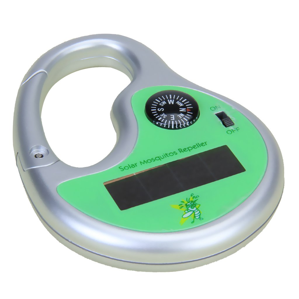 fitTek Solar Powerd Sonic Mosquito Insect Repeller with Compass