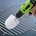 Kichwit Drill Powered Scrub Brush with Stiff Bristles - Shower, Tub, and Tile Power Scrubber Brush Drill Attachment - Heavy Duty Household Cleaning Tool