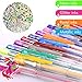 Bright Knight Gel Pens, 36 Gel Pen Set, Quality Gel Ink Pens, Neon Pastel Metallic Glitter. Ideal for Mandalas, Adult Therapy coloring, Secret Garden