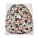 Mickey Minnie Canvas Backpack Casual Daypack with 15 in Laptop Storage Compartment