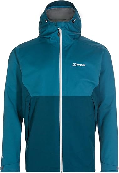 Amazon Berghaus Men Fellmasterインタラクティブゴアテックス防水シェルジャケット ローリングストーム スモークシグナル L メンズ 通販