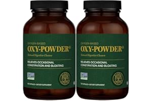 Global Healing Center Oxy-Powder Colon Cleanse Detox - Oxygen Based Safe and Natural Intestinal Cleanser, 120 Count (Pack of 2)