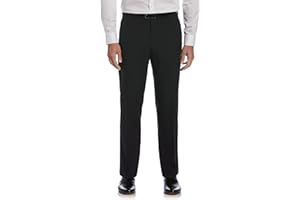 Perry Ellis Men's Portfolio Performance Dress Pant, Modern Fit, Non-Iron, Flat Front Stretch (Waist Size 30-42)