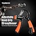 TOMSHOO Hand Grip Strengthener Hand Strength Trainer Exerciser Gripper Adjustable Resistance 22-88 Lbs Update With Counter