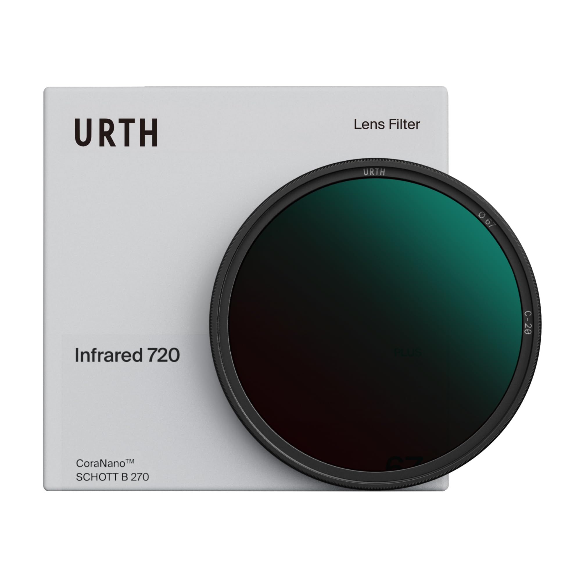 Urth 82mm Infrared (R72) Lens Filter (Plus+) — 720nm Spectrum IR Photography for Digital DSLR & SLR Camera Lens — image 1