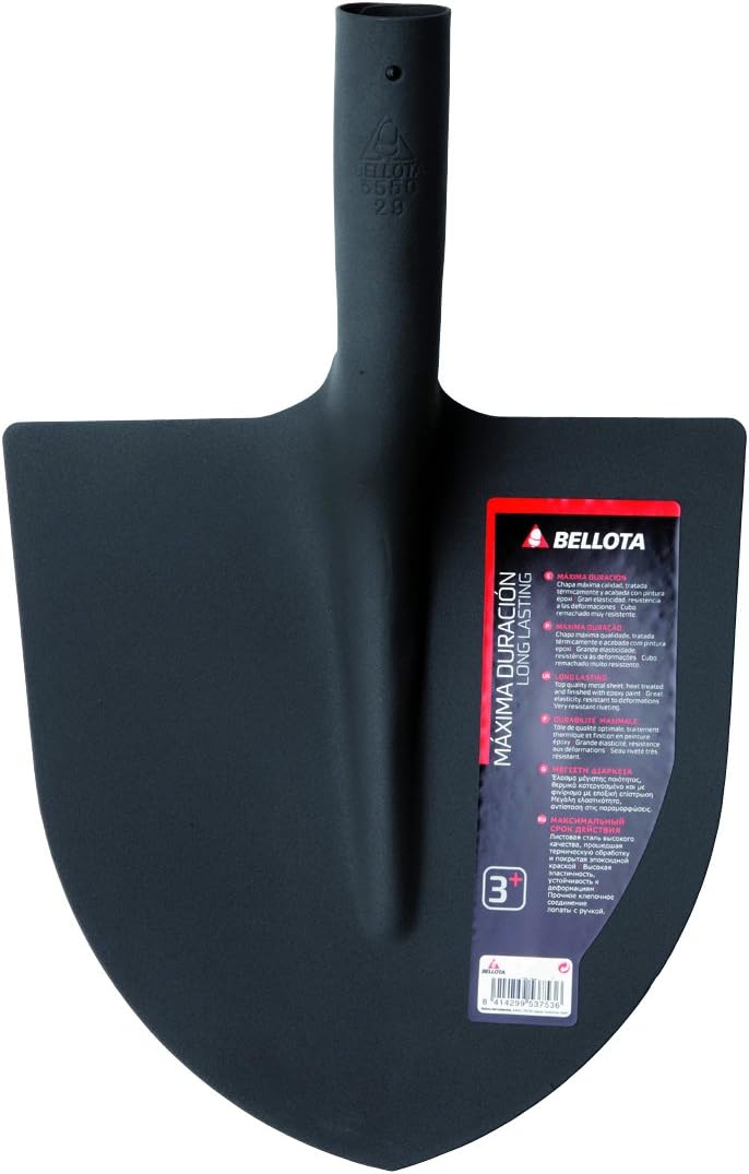 BELLOTA 5550 - 27 - SM - Spade, 270 x 270 mm, Schwarz