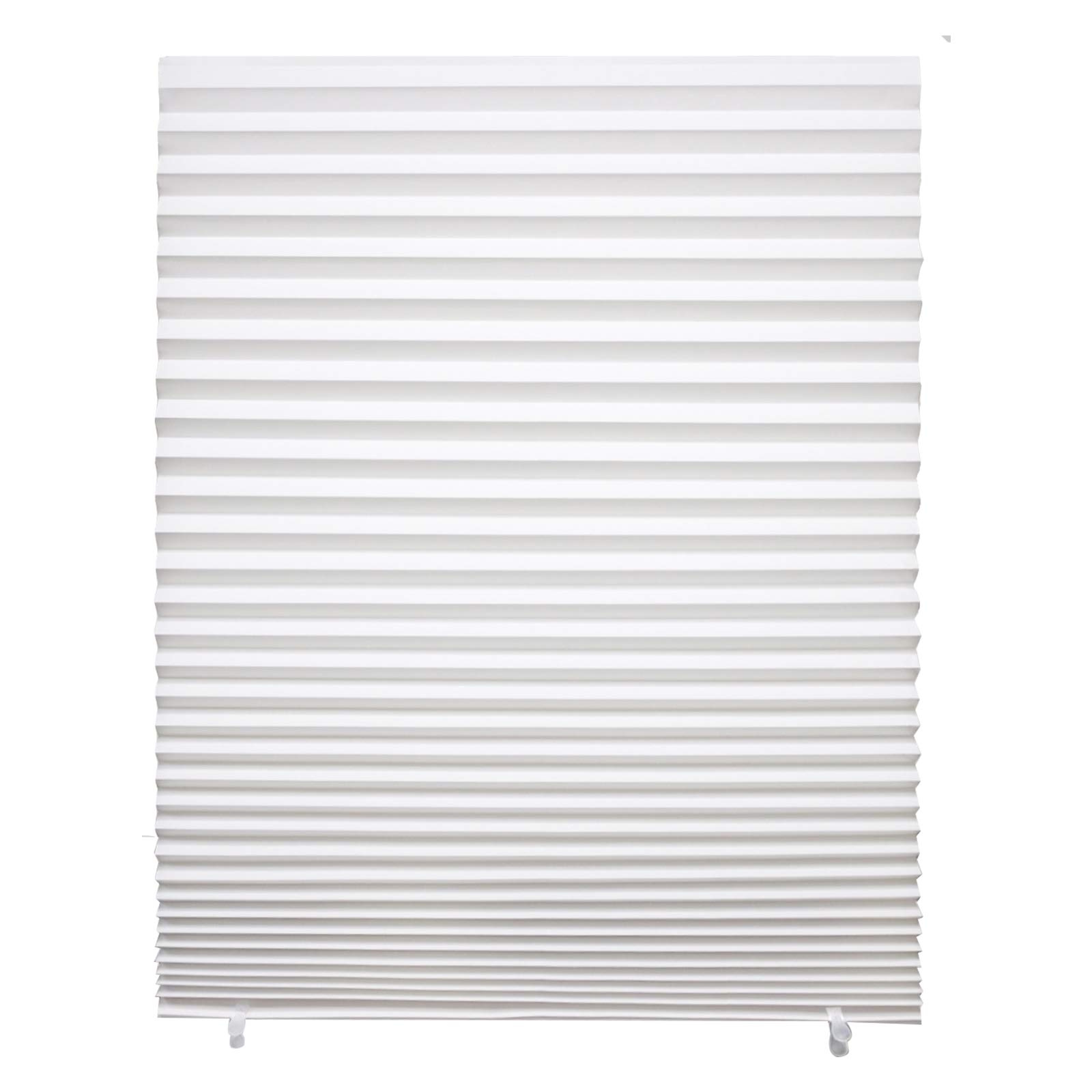 Photo 1 of **THIS IS ONLY THE REPLACEMENT PAPER SHADES**Changshade 6-Pack Pleated Paper Temporary Shades Cordless Light Filtering Cut to Size Temporary Paper Blinds for Indoor Windows of Office, Bedroom, Bathroom, Living Room, 36" W x 72" H, White