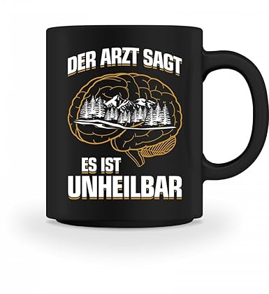 shirt-o-magic Förster: es ist unheilbar - Geschenk Forstwirt-in Förster-in Wald Forst - Tasse