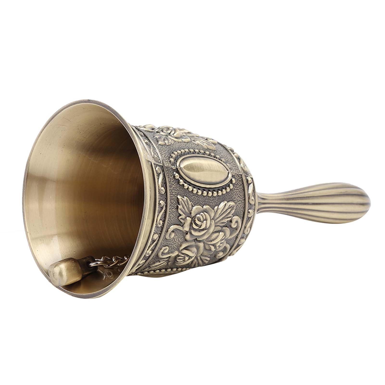 Decorative Zinc Alloy Sleigh Bell, Metal Teacher Hand Bell