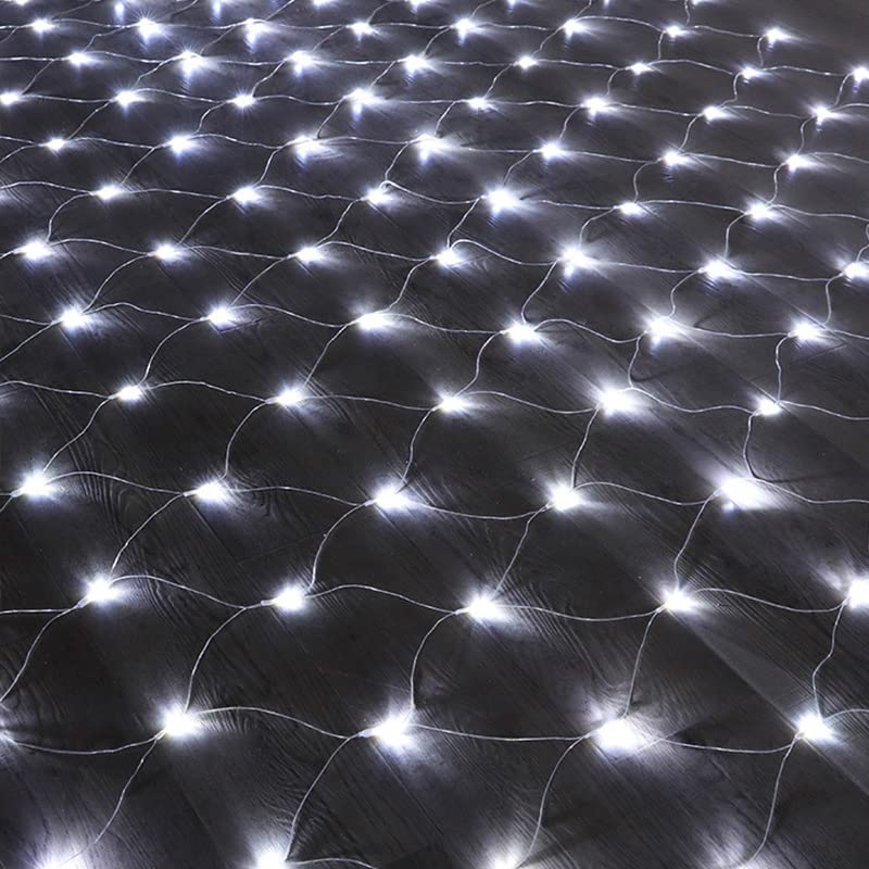Photo 1 of *UNTESTED*
Christmas Net Lights Outdoor Mesh Lights 200 LED Net Mesh String Lights Plug in 9.8ft x 6.6ft Fairy Lights W/8 Modes Waterproof Lights for bushes,shrubs,Indoor,Christmas Tree,Halloween Decorations