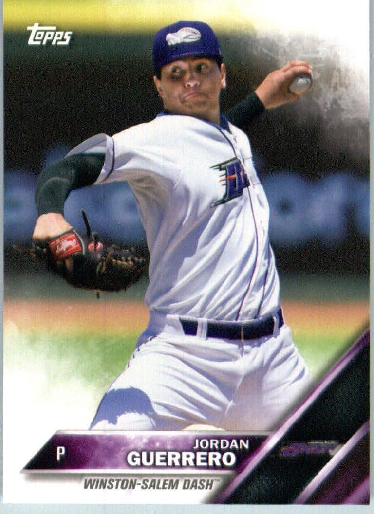2016 Topps Pro Debut #167 Jordan Guerrero Winston-Salem Dash Baseball Card