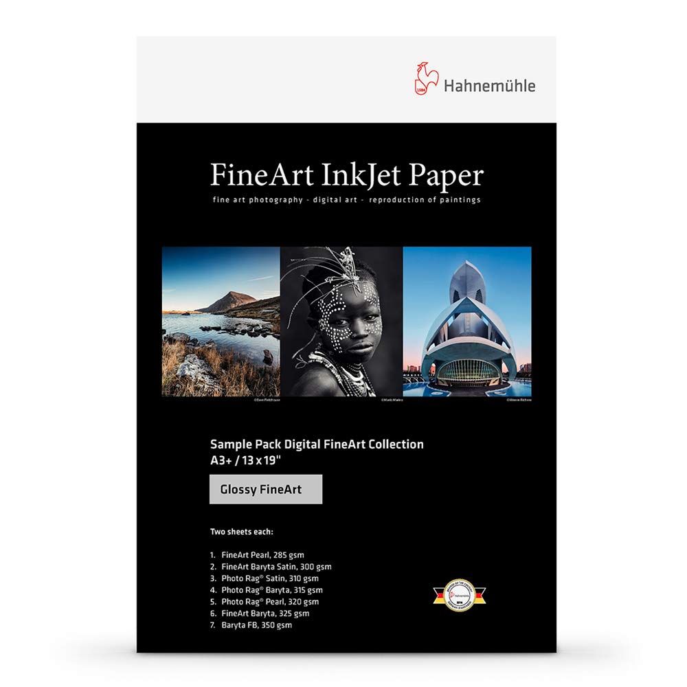 Hahnemühle Gloss Fine Art Inkjet paper sample pack