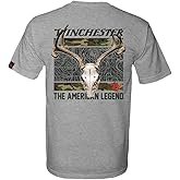 Winchester Official Camo Deer Skull Graphic T-Shirts for Men