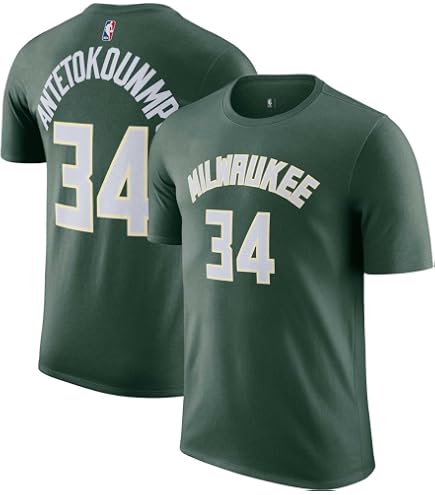 Amazon.com: Nike Giannis Antetokounmpo Milwaukee Bucks NBA Boys