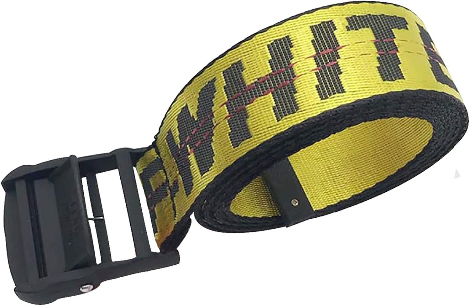 OFF OW Belt Adjustable Buckle Letters Waist Belts for Men Women