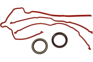 RATCHROLL Timing Cover Gasket Set for Ford 4.6L 281CID V8 Engine Long-lasting Sealing Vehicle Timing Cover Gasket Metal,Rubber 1 Set