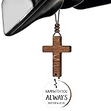 Cross For Car Mirror Hanging, Christian Car